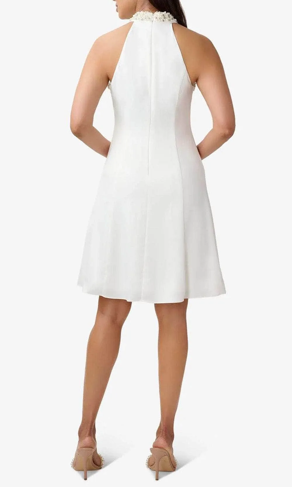 Adrianna Papell AP1E210214 - Beaded Halter Neck Dress