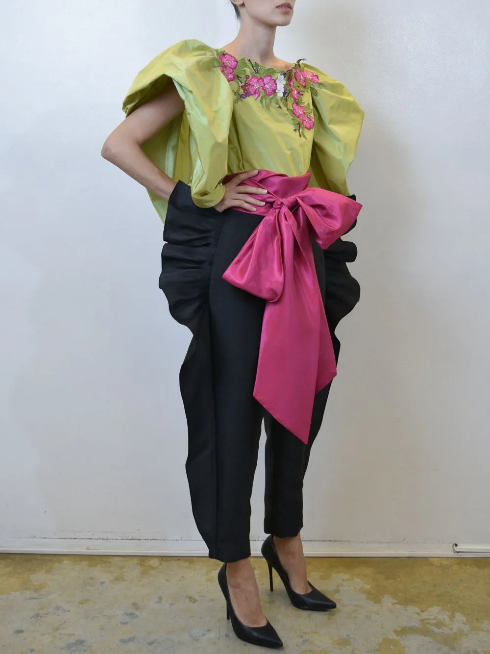 Apple Green Top & Green Pants