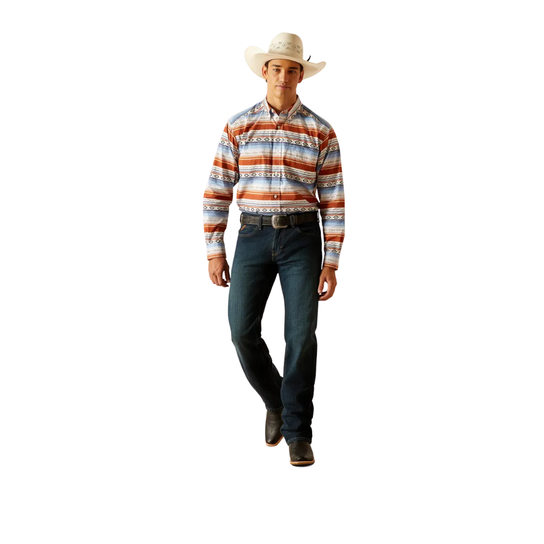 Ariat Men's Dexter Button Down Jasper Stone Shirt