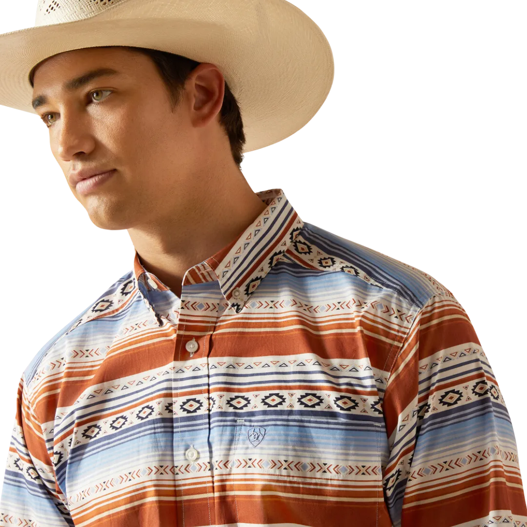 Ariat Men's Dexter Button Down Jasper Stone Shirt