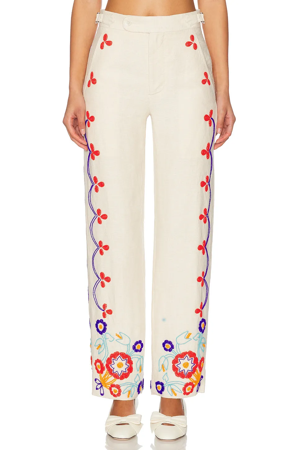 Beaded Garden Party Trouser