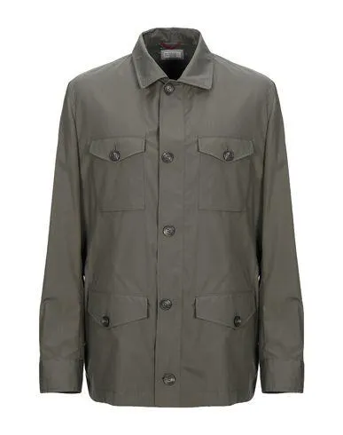Brunello Cucinelli Man Jacket Military green 38 suit