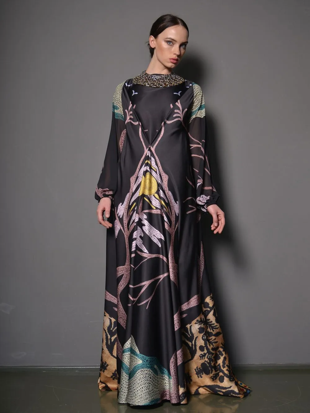 Flowing Silk Dress