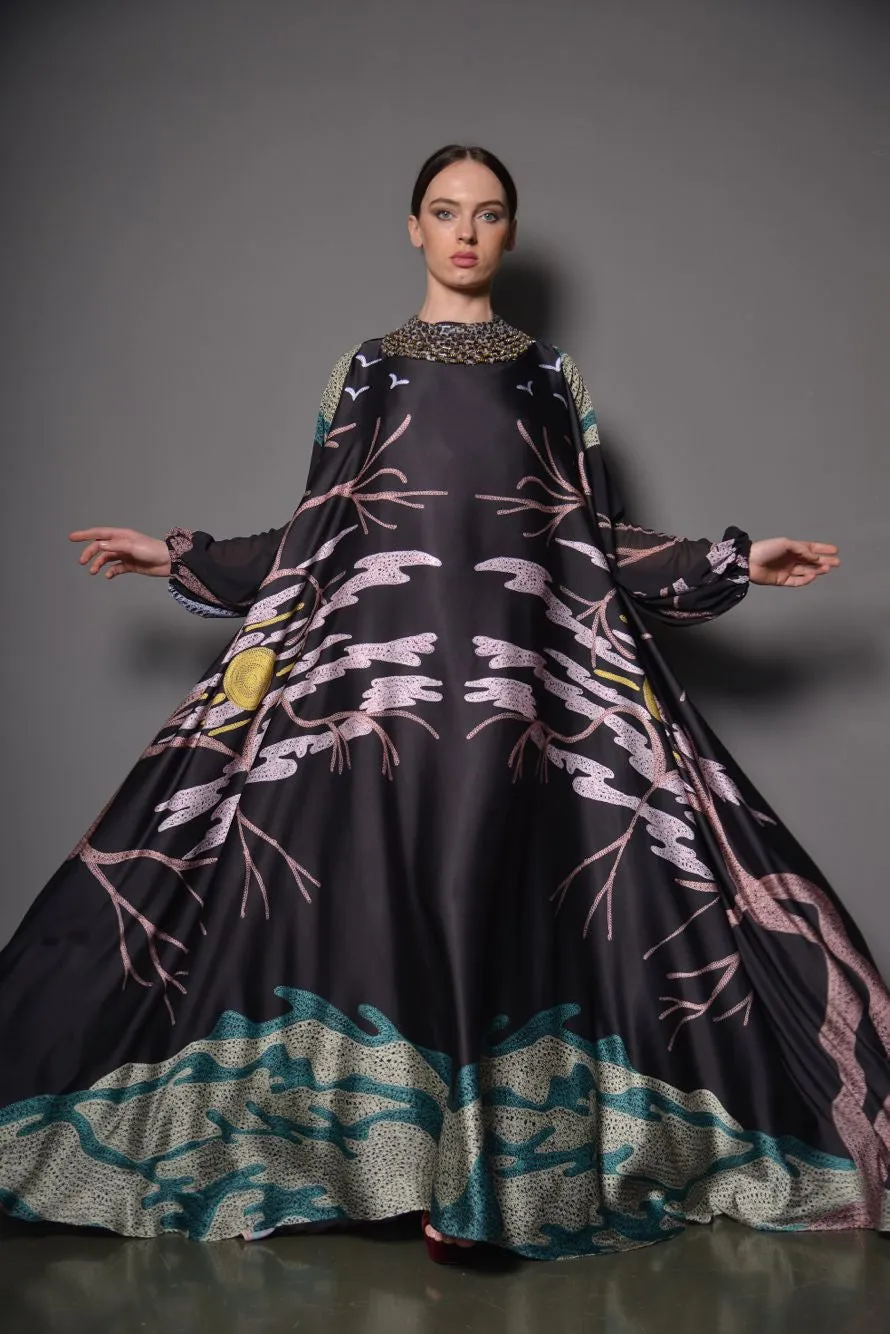Flowing Silk Dress