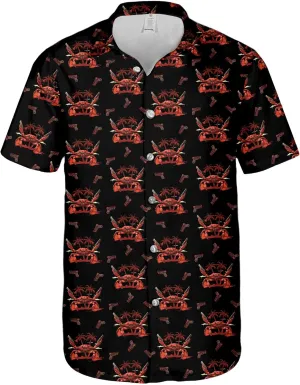 Hawaiian Shirt for Men Summer Funny Short Sleeve Aloha Button Down Shirts