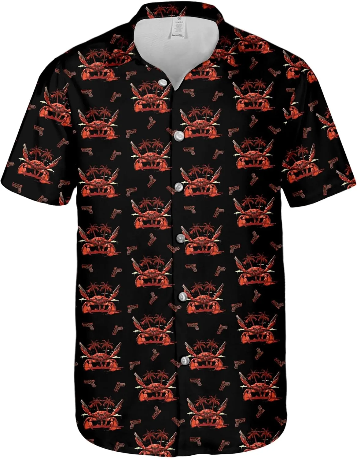 Hawaiian Shirt for Men Summer Funny Short Sleeve Aloha Button Down Shirts