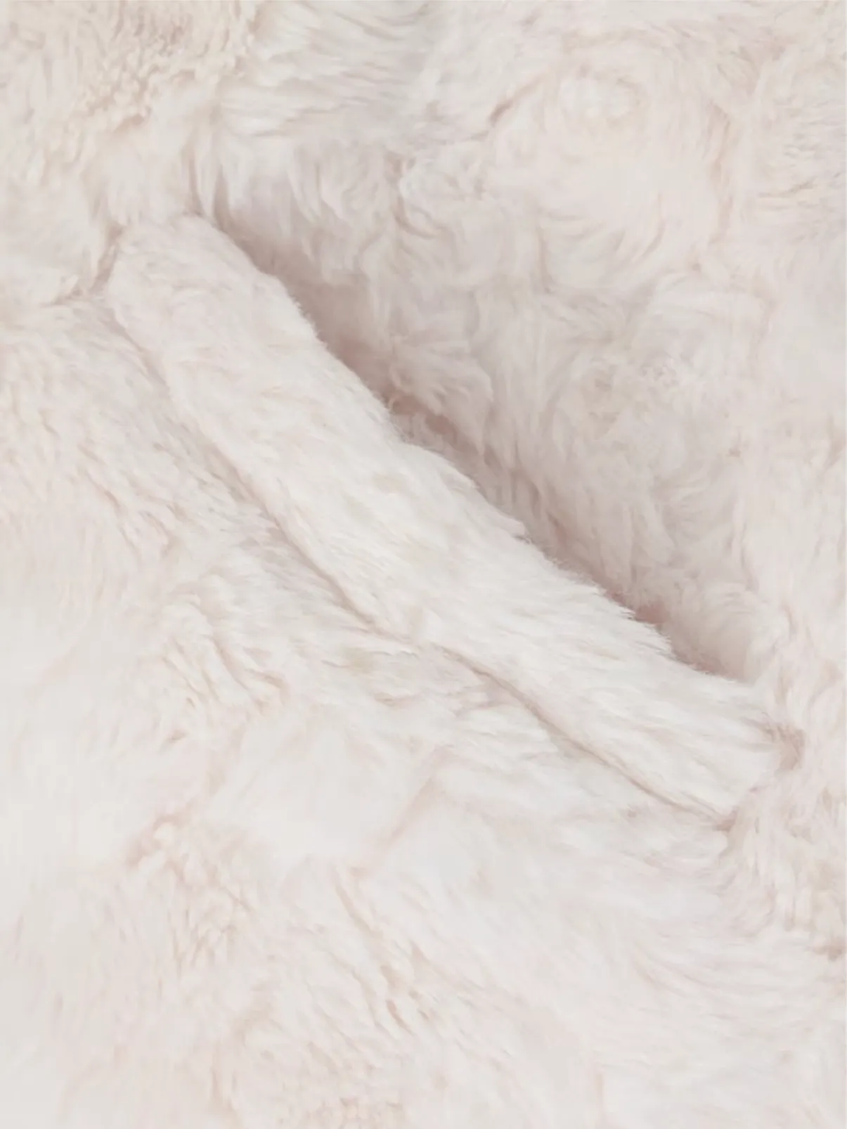 Icy Elegance Doll Collar Faux Fur Jacket