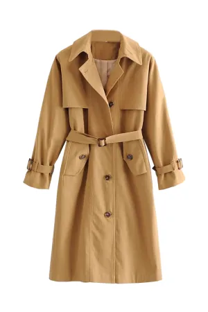 'Kacey' Double-Breasted Windbreaker Coat