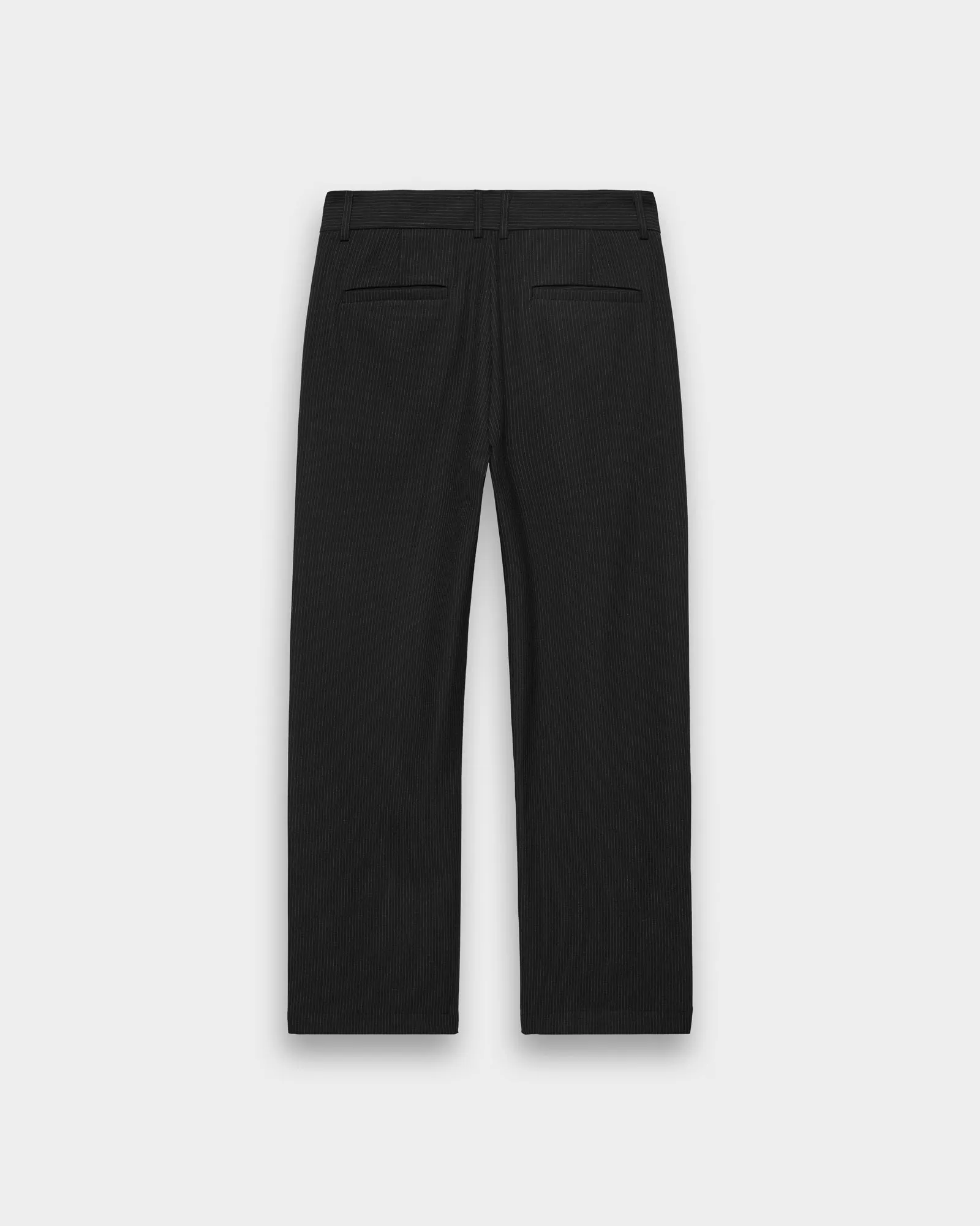 Pinstriped Regular Tailored Pants