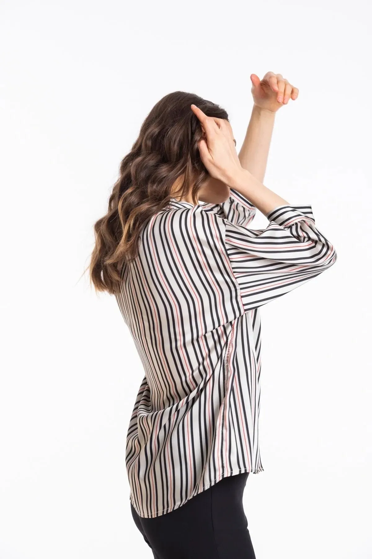 Satin Button Down Shirt