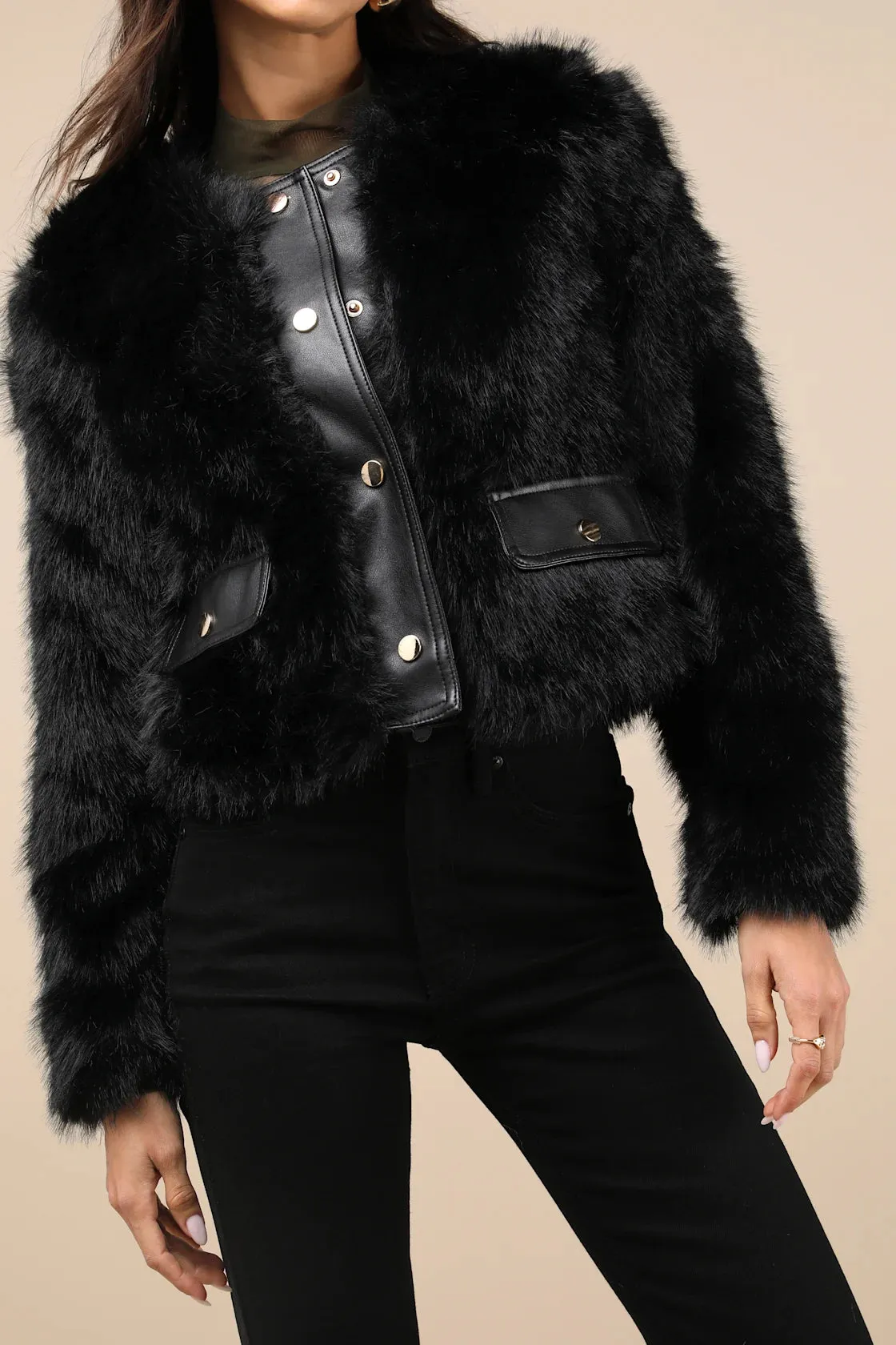 SHACI Leeny Faux Fur Jacket