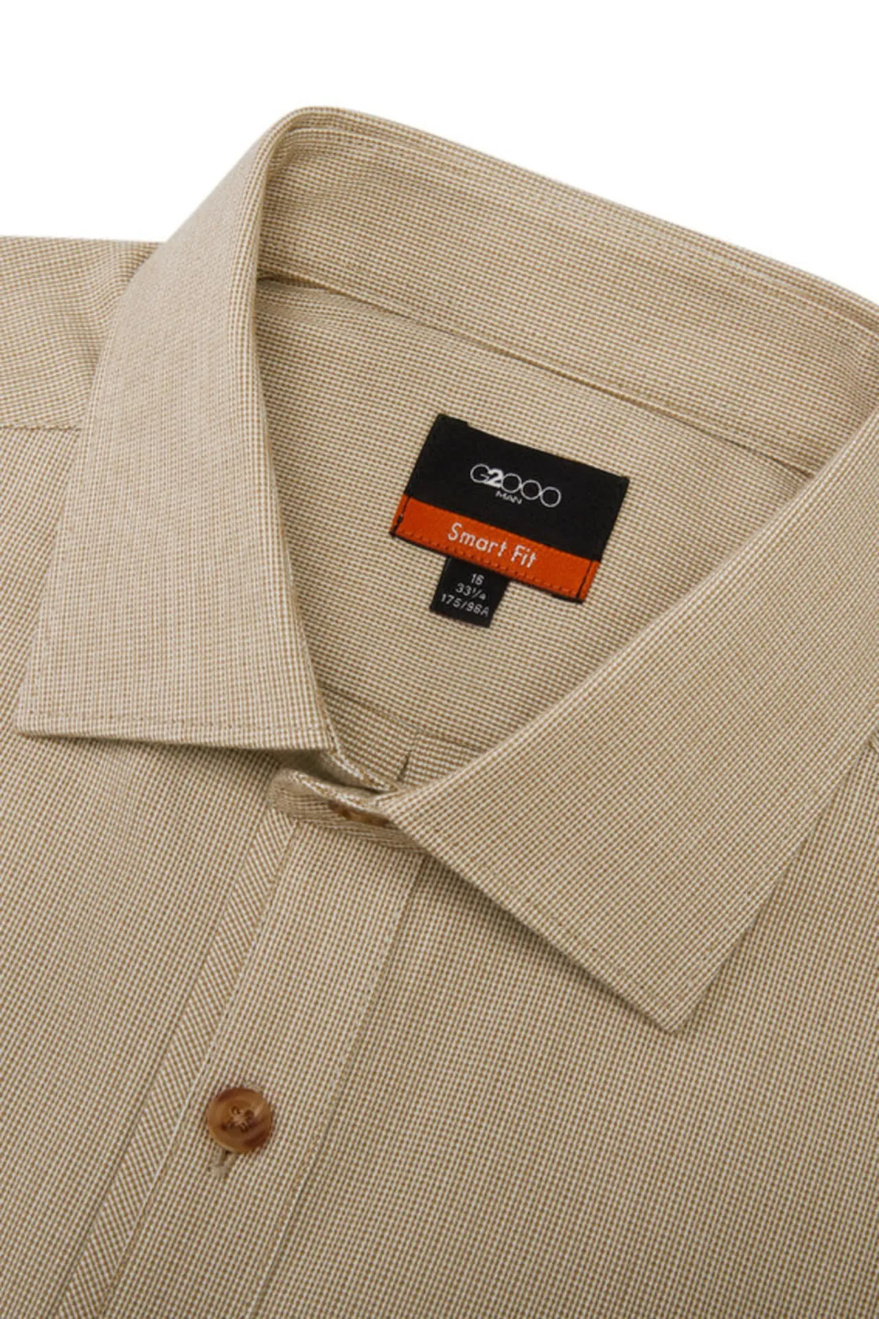 Soft Touch Smart Fit 2 Side Brush 2-Tone Casual Shirt