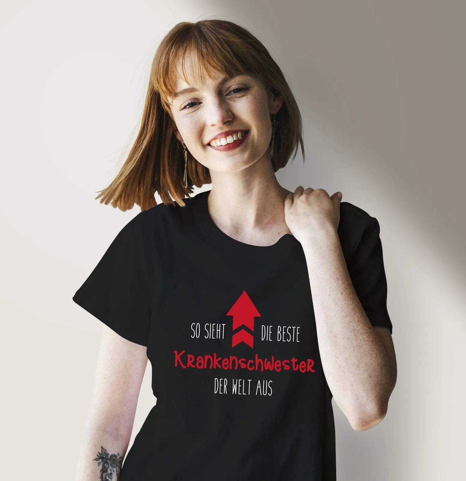 T-Shirt Damen - So sieht die beste Krankenschwester der Welt aus