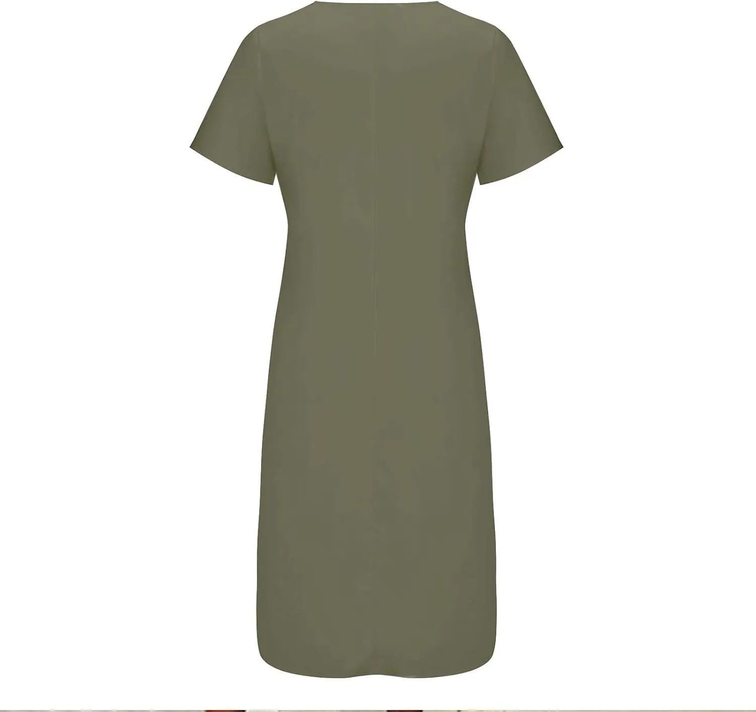 TARIENDY Summer Maxi Dresses for Women 2025 Casual Beach Vacation Dress Loose Comfy Short Sleeve Sundress with Pockets