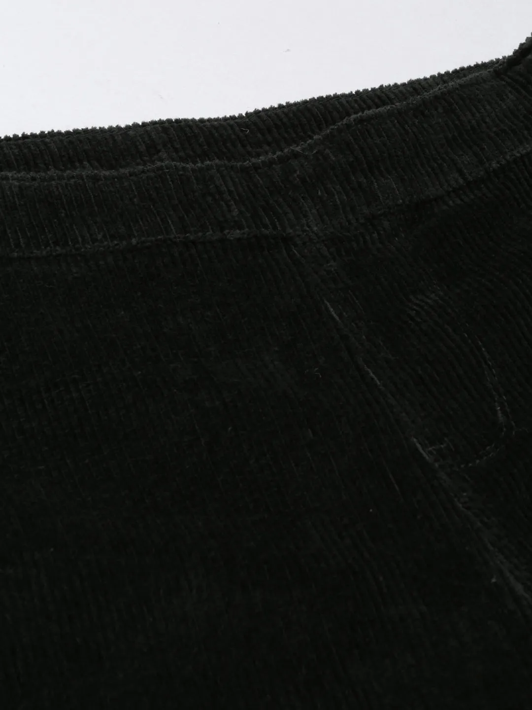 Women Olive Straight Fit High-Rise Trousers