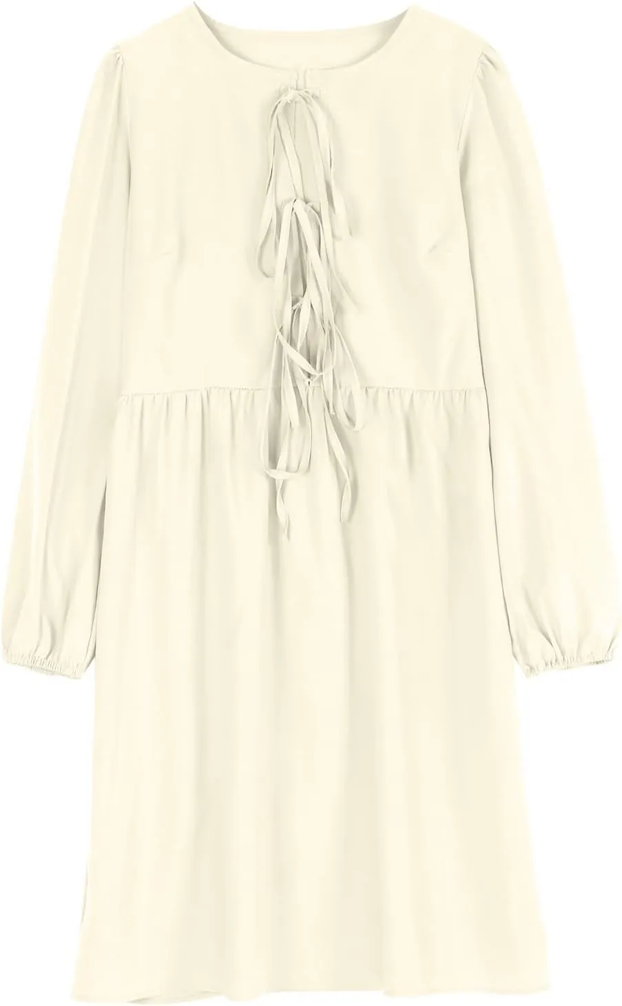 Womens Plus Size Fall Dresses Midi Trendy Lantern Long Sleeve Dress Elegant Solid Flowy Swing Cocktail Party Dresses