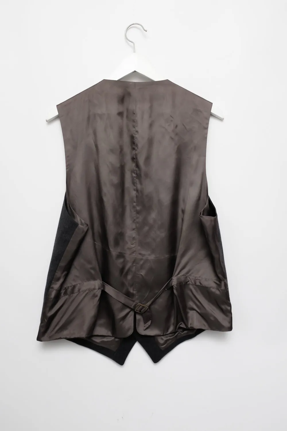 WOOL GREY VINTAGE SUIT VEST